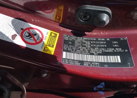 2018 Toyota Highlander Xle from USA, damaged, VIN 5TDJZRFH6JS844814